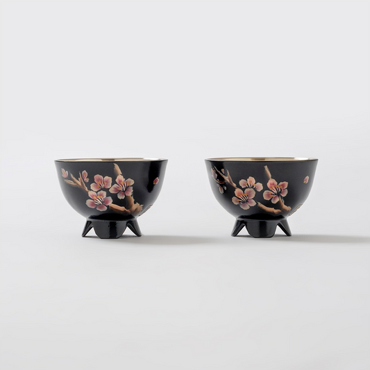 Ottmidam Plum Blossom in Snow Lacquer Yugi Cup Set (2p) / 설중매 채화