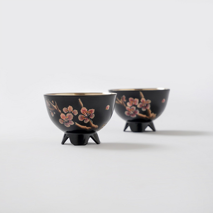 Ottmidam Plum Blossom in Snow Lacquer Yugi Cup Set (2p) / 설중매 채화