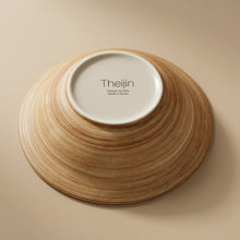 Flanged Side Dish Bowl Wood Grain 14 cm – Styled Table Scene | PEUM Korean Houseware